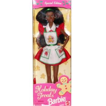 BARBIE - 17618 - 1997 Holiday Treats Barbie African American Black Special Edition