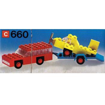 LEGO Legoland 660 - Transporter für Sportflugzeuge