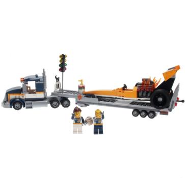 LEGO City 60151 - Dragster-Transporter