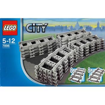 LEGO City 7896 - Gerade und gebogene Schienen