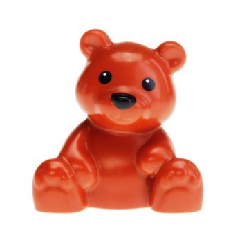 LEGO Duplo - Animal Teddy Bear 49989pb02 Dark Orange