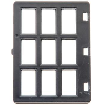 LEGO Duplo - Building Door / Window Pane 1 x 4 x 4 31171 Black