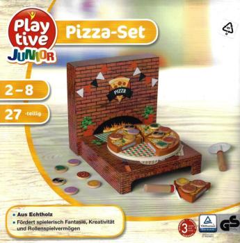 Food - Holz-Lebensmittel Pizza-Set