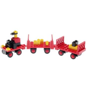LEGO Legoland 622 - Gepäckkarre mit 2 Anhängern