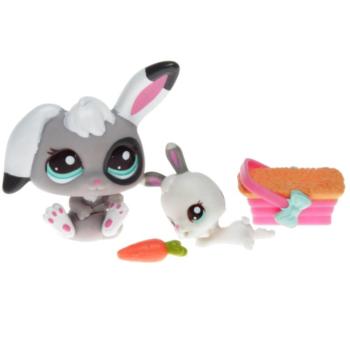 Littlest Pet Shop - Cutest Pets 38773 - Rabbit 2668, Rabbit Baby 2669