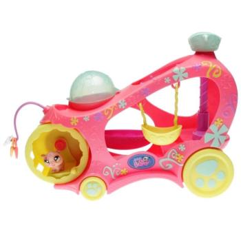 Littlest Pet Shop - Playset - 93140 Paw Powered Cruiser - 1341 Hamster