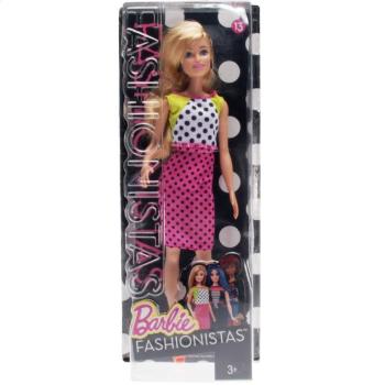 BARBIE - DGY54 Barbie Fashionistas Doll 13 Dolled Up in Dots - Original