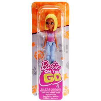 BARBIE - FHV73 - Barbie On the Go Puppe blond mit rosa Hello Shirt