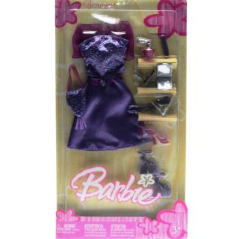 BARBIE - J0520 Barbie Glamor Fashion Shirt Dress Purse Shoes and More