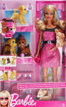 BARBIE - R9514 Barbie Potty Training Pups Playset