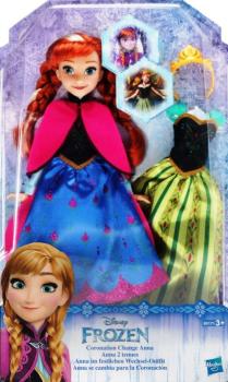 Hasbro B5171 - Disney Princess Frozen Anna im festlichen Wechsel-Outfit