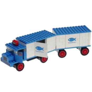 LEGO 375 - Le camion frigorifique avec remorque