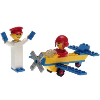 LEGO 213 - Avion à hélice avec 2 figurine