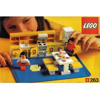 LEGO 263 - La cuisine à 2 figurines