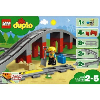 LEGO Duplo 10872 - Eisenbahnbrücke und Schienen