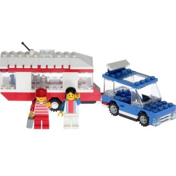 LEGO Legoland 6590 - Pkw mit Caravan