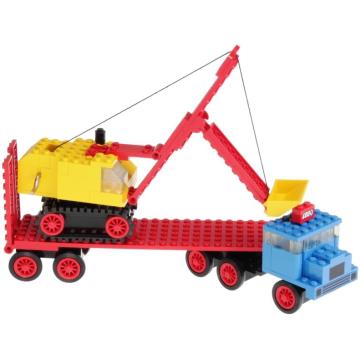 LEGO 383 - Tieflader mit Hochlöffelbagger