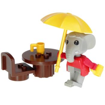 LEGO Fabuland 3601 - Edward Elefant à la table du jardin