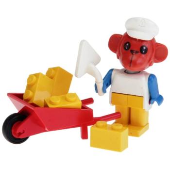 LEGO Fabuland 3714 - Le briqueteur Oscar Orangutan