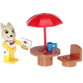 LEGO Fabuland 3718 - Outdoor Cafe avec Bonnie Bunny