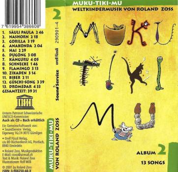 MC - MUKU-TIKI-MU - Album 2 - Weltkindermusik von Roland Zoss