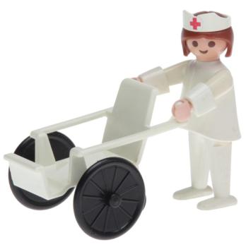 Playmobil - 3362 Krankenschwester mit Rollstuhl