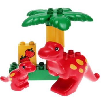 LEGO Duplo 2601 - Roter Hüpfdino mit Kind