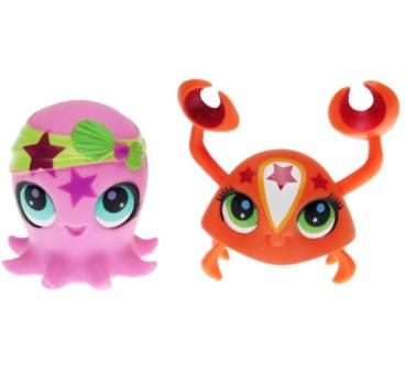 Littlest Pet Shop - Totally Talented A0528 - Crab 2854, Octopus 2855