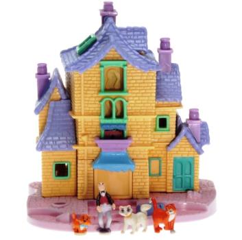 Polly Pocket Mini - 1996 - Disney - The Aristocats - Tinny Collection Mattel Toys 16647