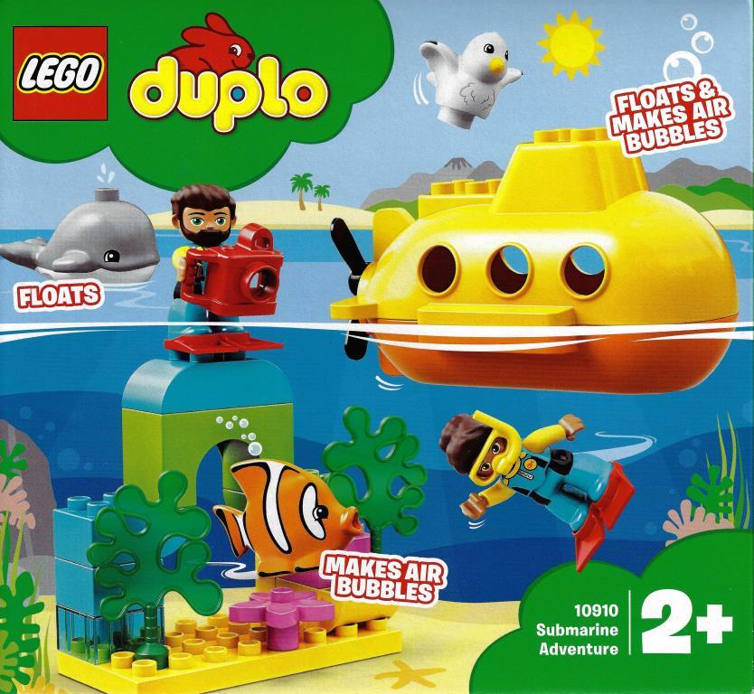 Fjernelse Måge oversvømmelse LEGO Duplo 10910 - Submarine Adventure - DECOTOYS