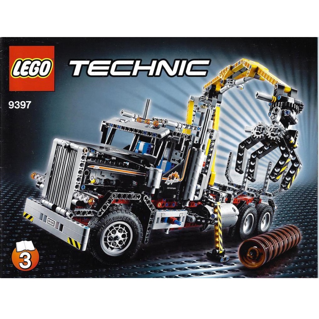 LEGO® Technic BAUANLEITUNG für 9397 Holztransporter NEU ONLY INSTRUCTION