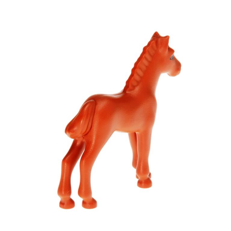 Lego 6193 Belville Animal Horse Foal Dark Orange Poulain Cheval du 7585 MOC 