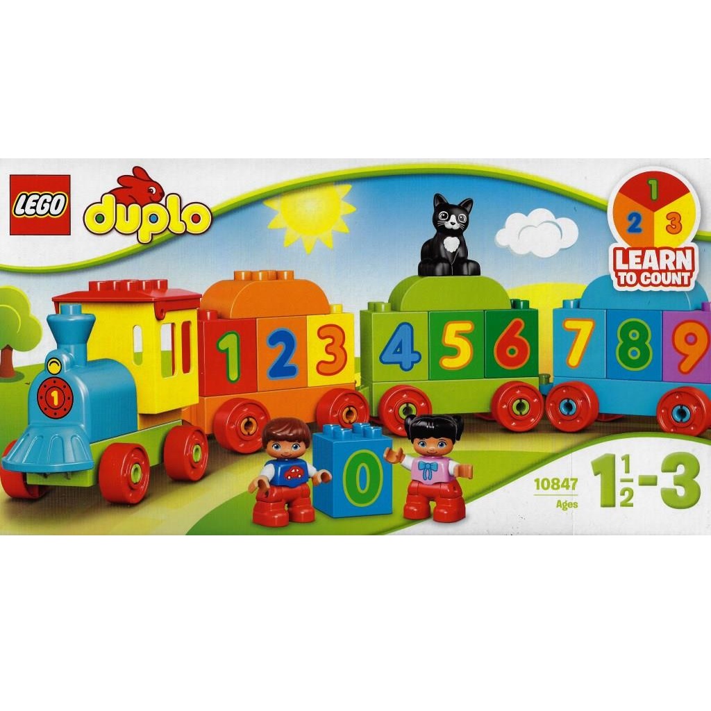 Lijkenhuis linnen vuilnis LEGO Duplo 10847 - Le train des chiffres - DECOTOYS