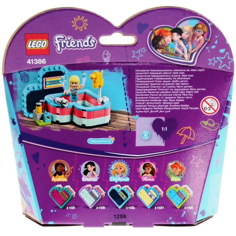kredsløb udstødning undgå LEGO Friends 41386 - Stephanie's Summer Heart Box - DECOTOYS