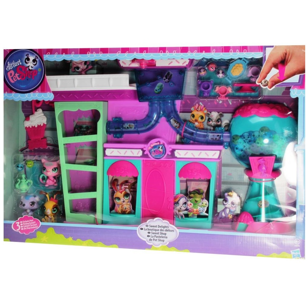 Details about   Littlest Pet Shop Sweet Shoppe Adventures Themed Style Pack with 3 Figures New 