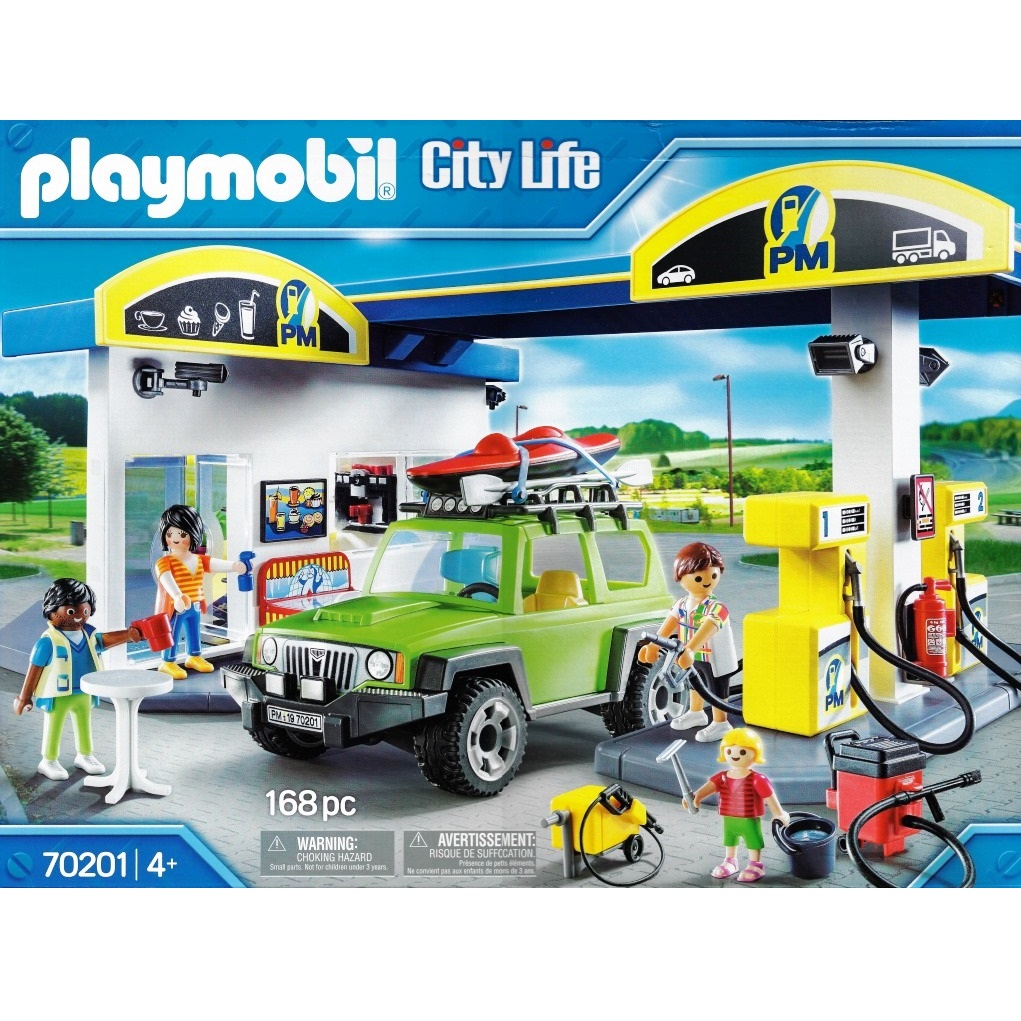 70201 City life Playmobil Große Tankstelle Nr 