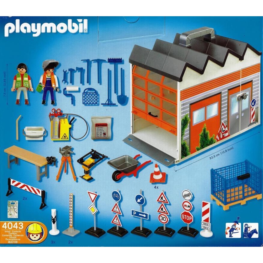 Playmobil - 4043 Take Along Construction - DECOTOYS