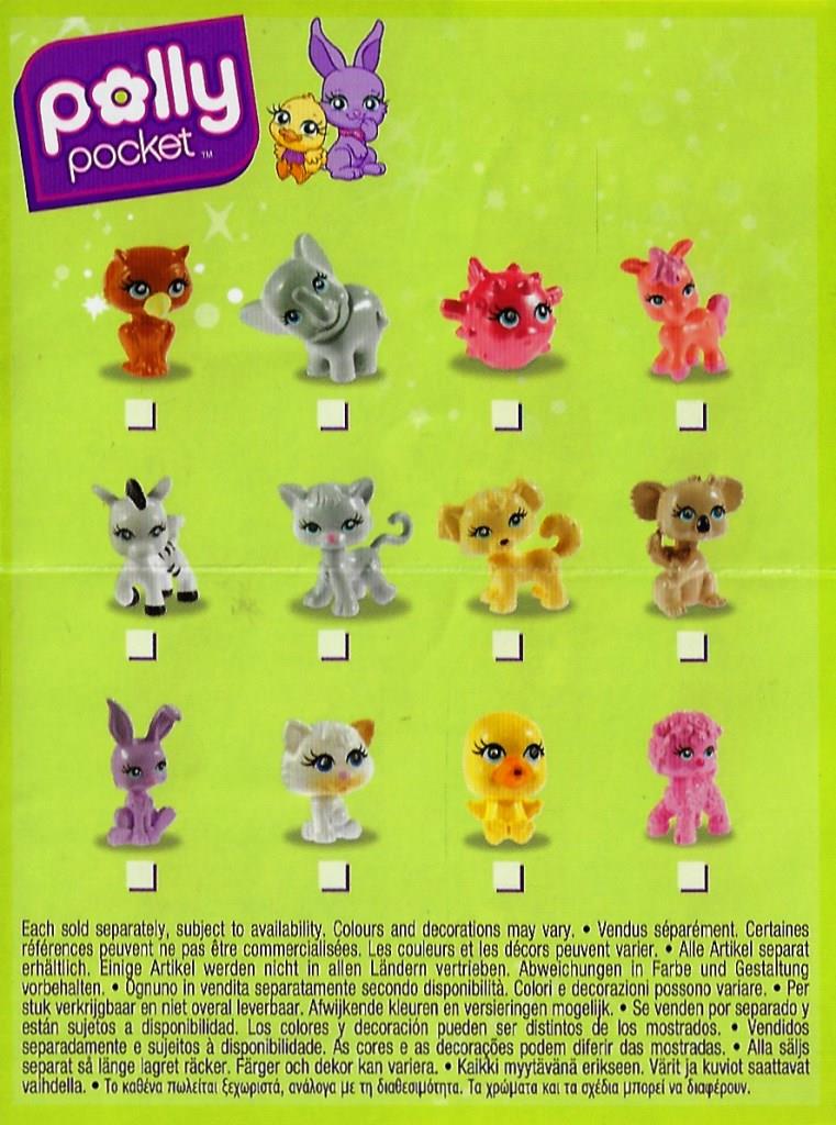 Polly Pocket-cutants/Sparklin 'animaux-plusieurs différentes versions-New 