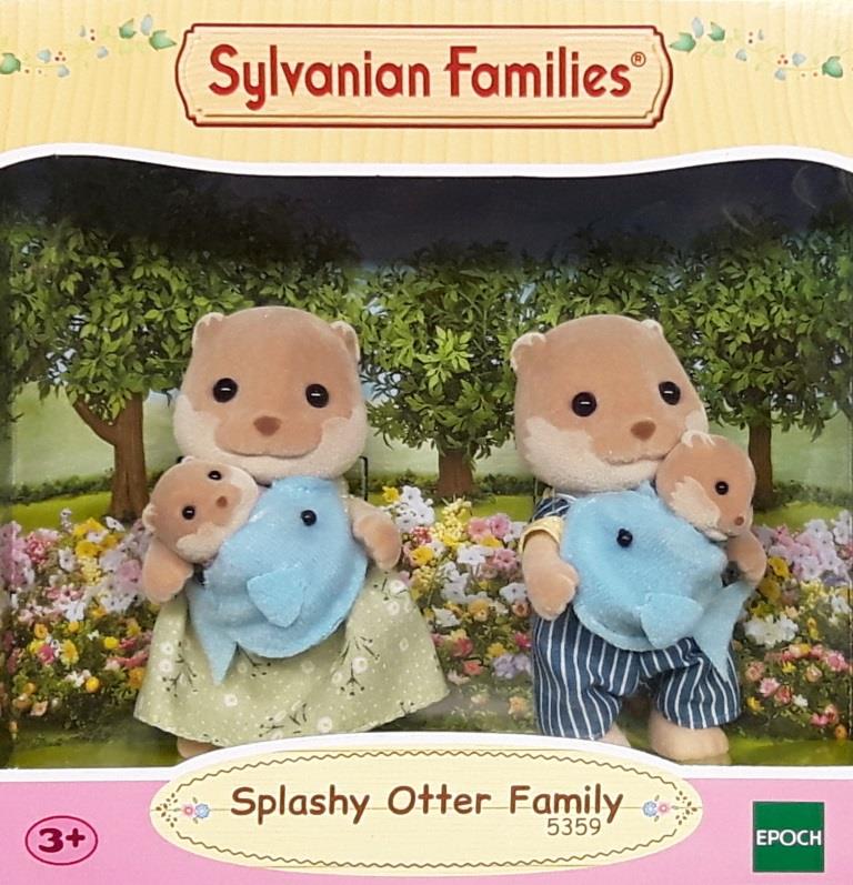 5359 SYLVANIAN FAMILIES Splashy Otter Family Various Multicolore 