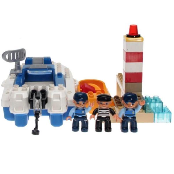 Berri Soaked Døds kæbe LEGO Duplo 4861 - Polizeiboot - DECOTOYS