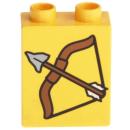 LEGO Duplo - Brick 1 x 2 x 2 4066pb093